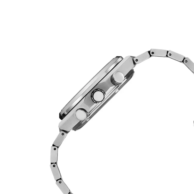 Jam Tangan Pria Citizen Eco-Drive CA4610-85Z Forza Super Titanium Chronograph Orange Dial Titanium Strap