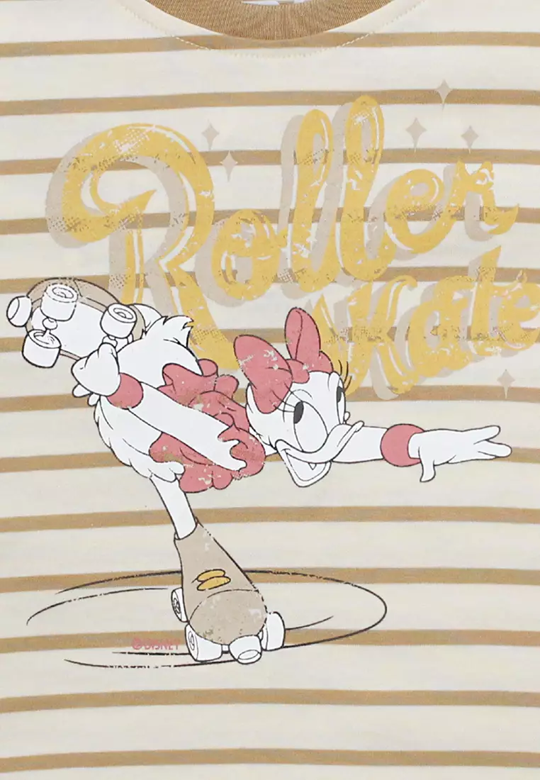 Tshirt/ Kaos Anak Perempuan Cream/ Daisy Be Amazing