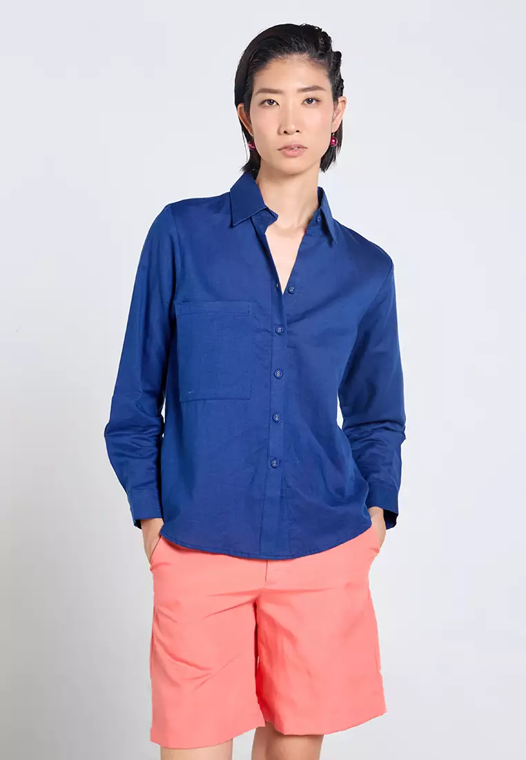 Casual Workwear Linen Shirt