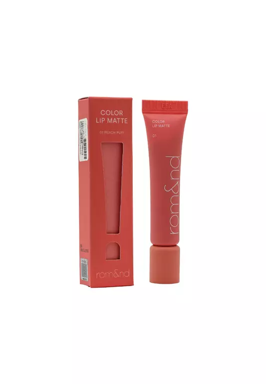 Rom&Nd Color Lip Matte  (#01 Peach Puff)(8g) 8g01 Peach Puff