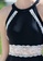 A-IN GIRLS black and white Elegant Lace Panel One Piece Swimsuit 6230EUS210B05AGS_7