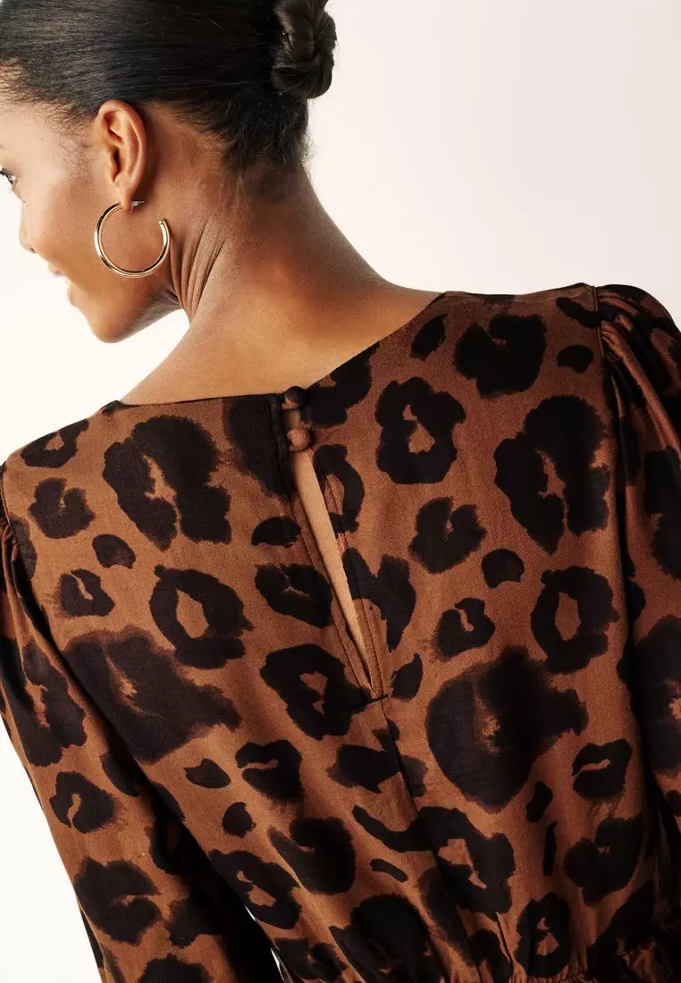 Next leopard new arrivals print dress
