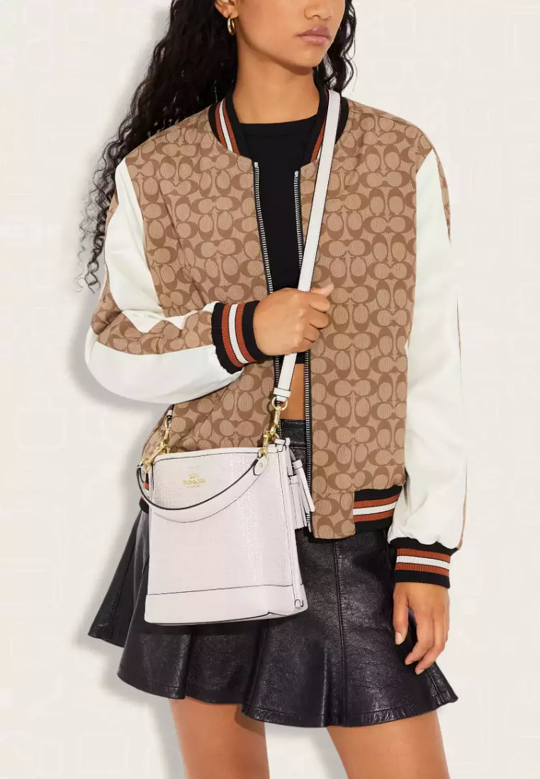 Coach Mollie Bucket Bag 22 In Straw Chalk Multi