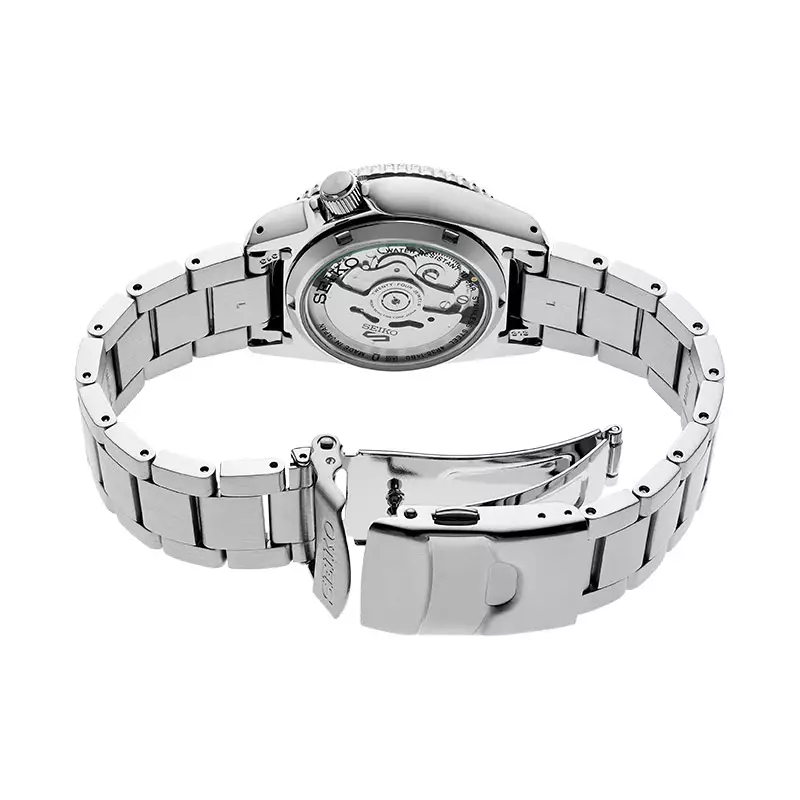 Jam Tangan Pria Seiko 5 Sports SRPK33K1 5KX Midi SKX Sports Style Baby Blue Dial Stainless Steel Strap