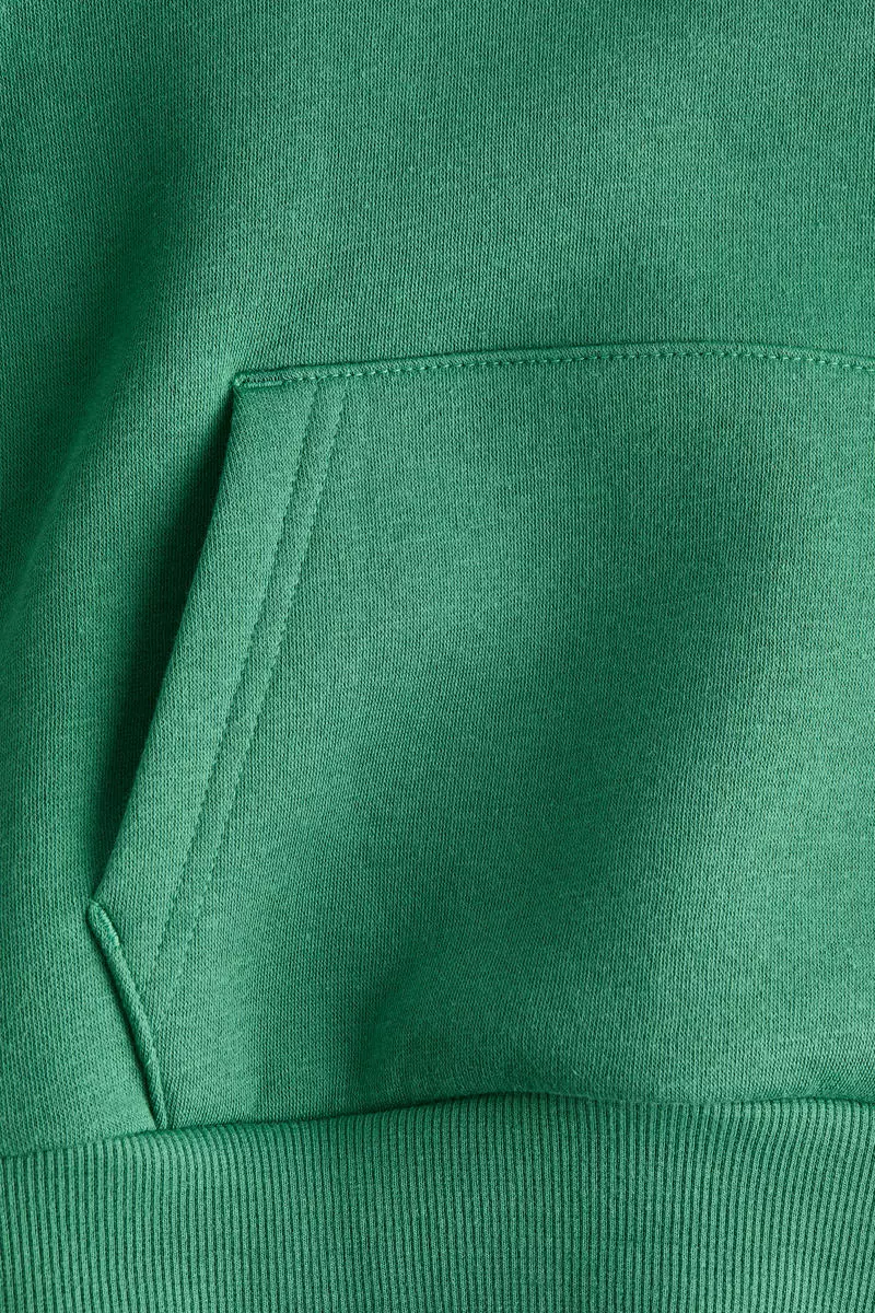 Brushed-inside hoodie