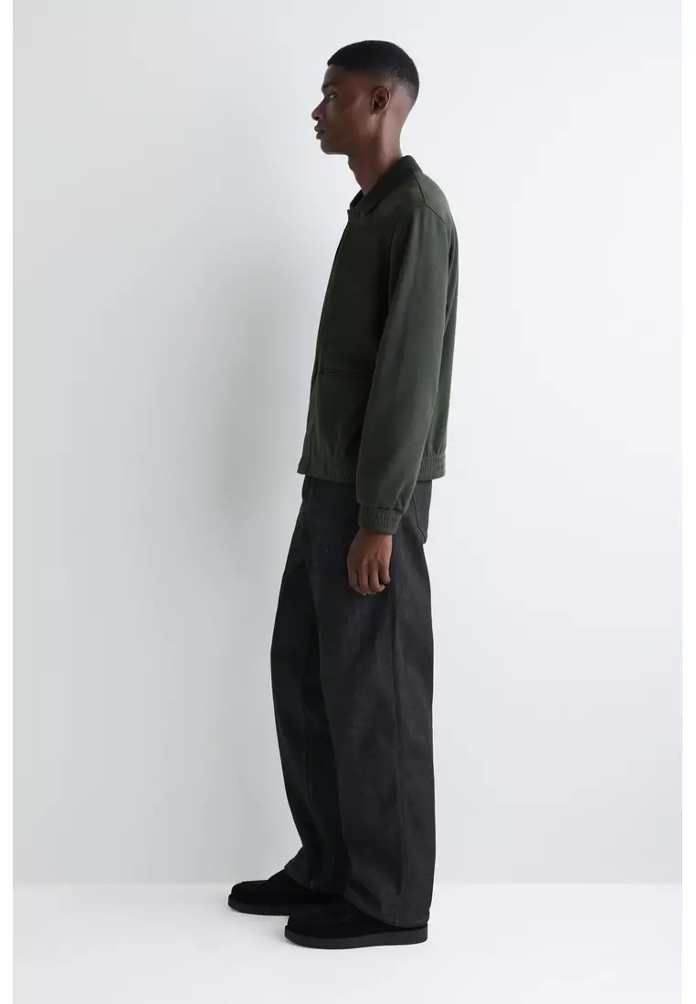 JERSEY HARRINGTON JACKET