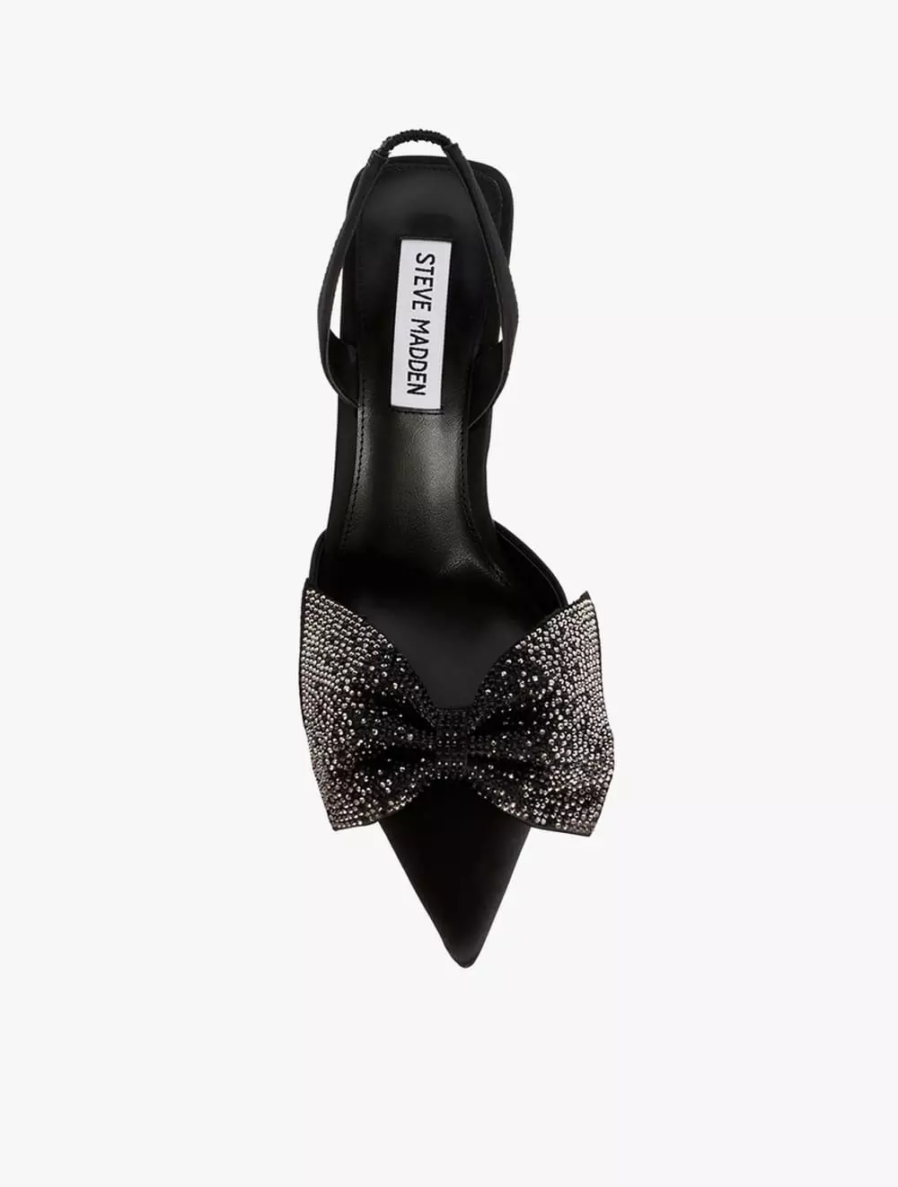Steve Madden NITEOWL Women's Heels- Black Satin
