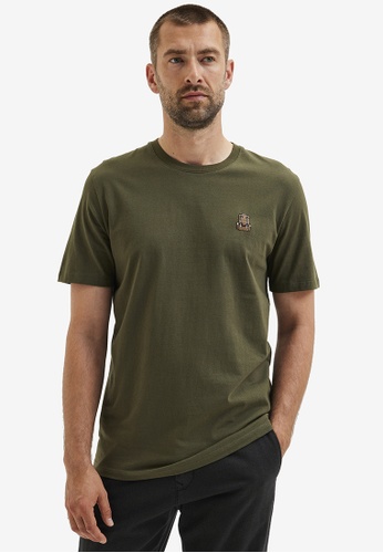 Selected Homme green Bosco Short Sleeves O-Neck Tee D0905AAD978B0AGS_1