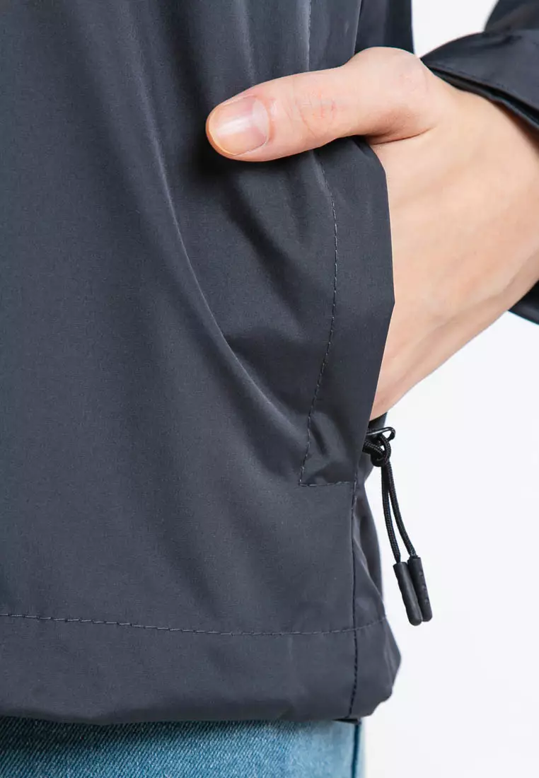 Forest Ladies Premium Windbreaker Women Trekking Biker Jacket Jogging Running Hoodie Waterproof Jacket - 830118 - 03DkGrey