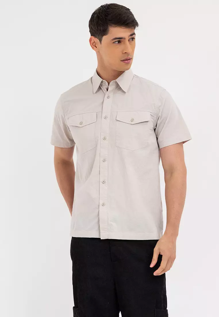 Men's Polo #2 Button Down Beige