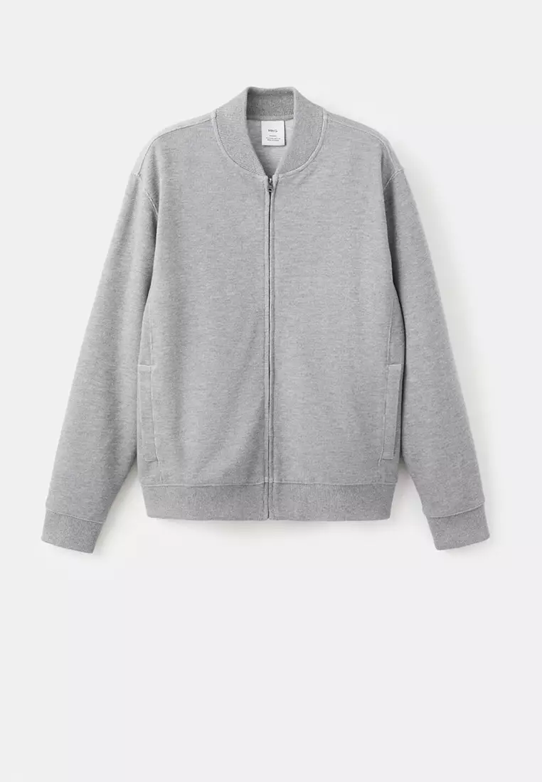 Bomber Jacket with Zip