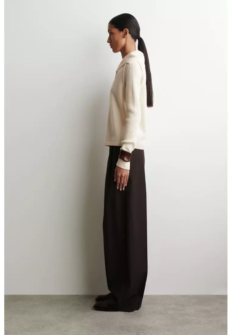 LAYERED MERINO WOOL JUMPER