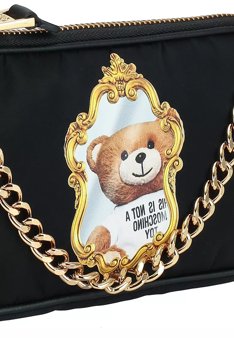 Moschino teddy clutch bag outlet