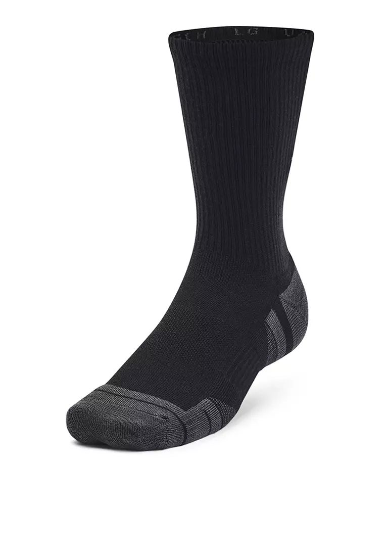 Under Armour Unisex UA Performance Tech 3-Pack Crew Socks