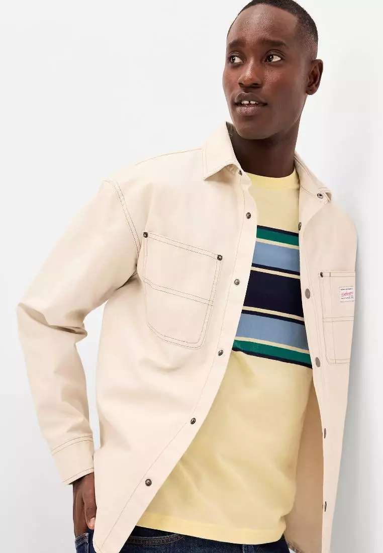 Crew-Neck Striped T-Shirt