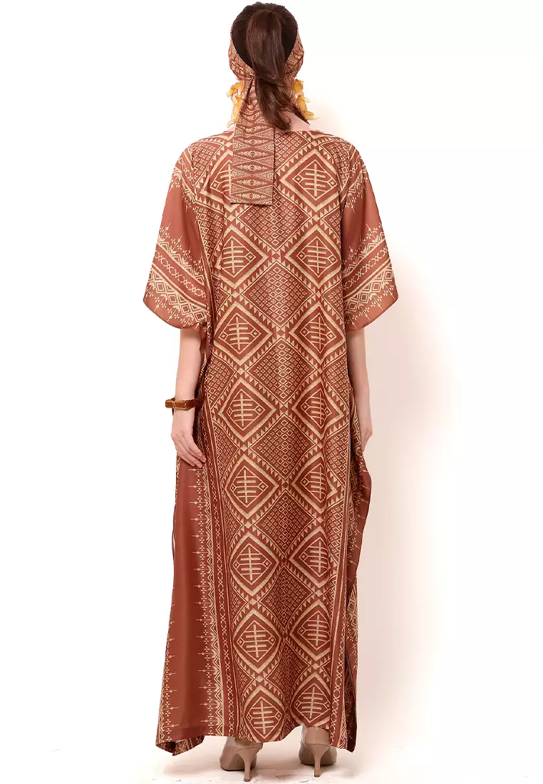 Kanzi Exclusive Short Sleeve Songket Kaftan