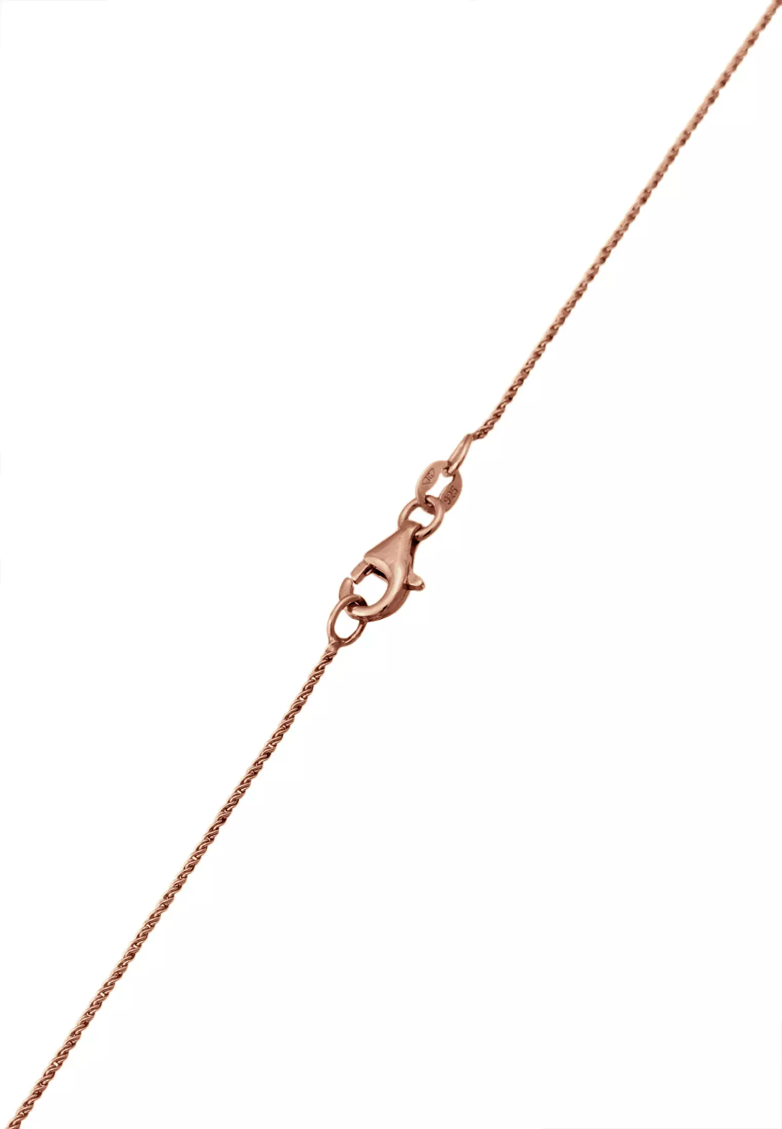 施华洛世奇® 玫瑰金镀层单钻项链吊坠，饰以水晶