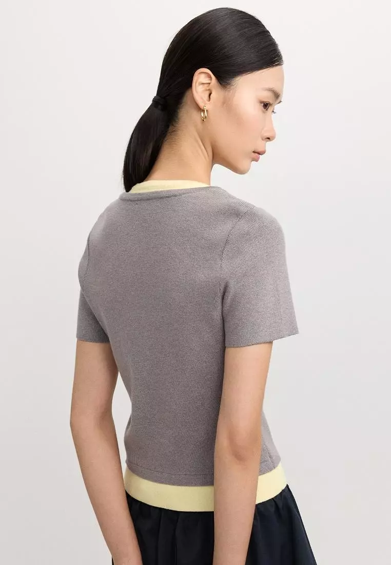 Layered Knit Top