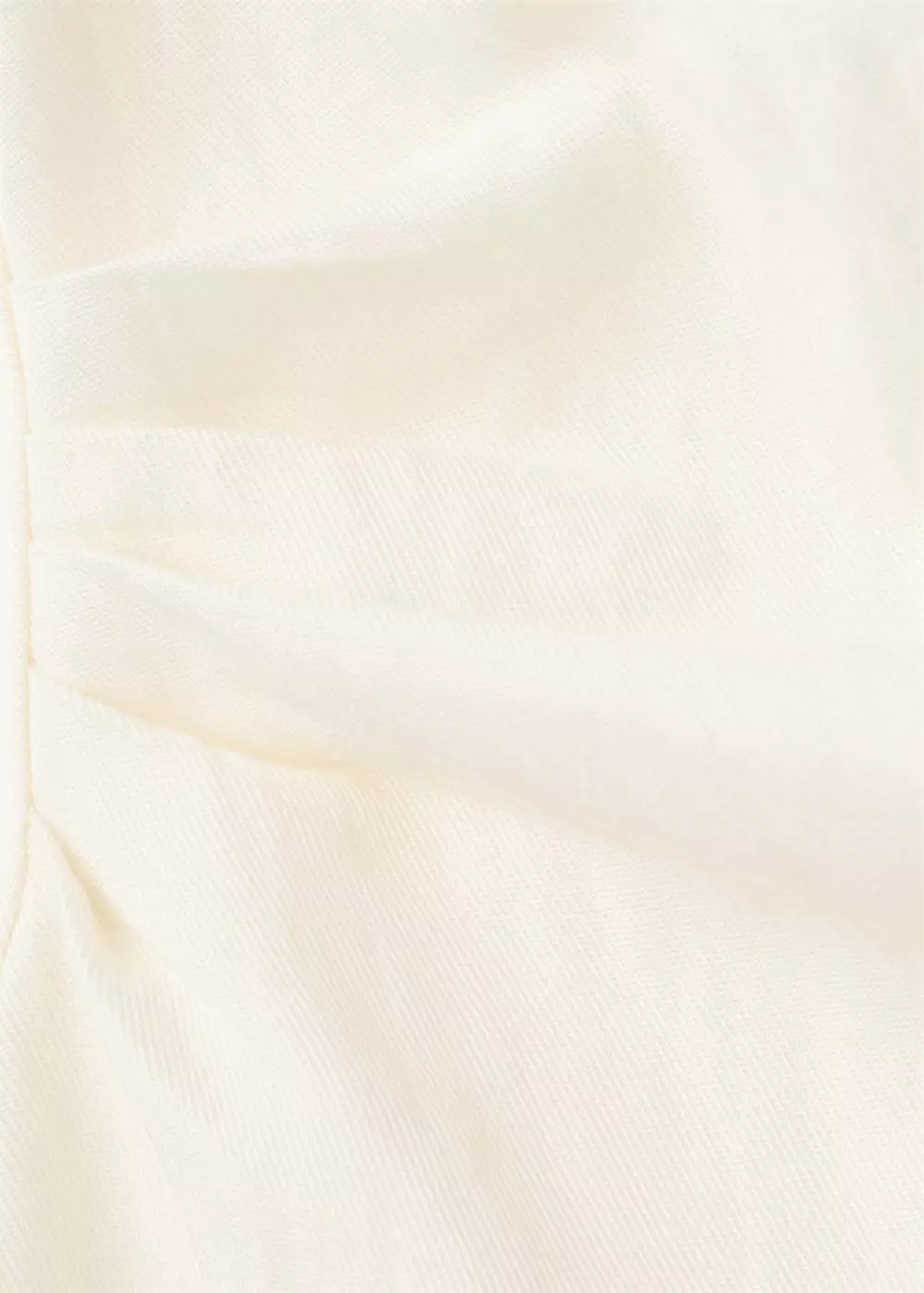 Gaun lyocell dengan lipit di pinggang