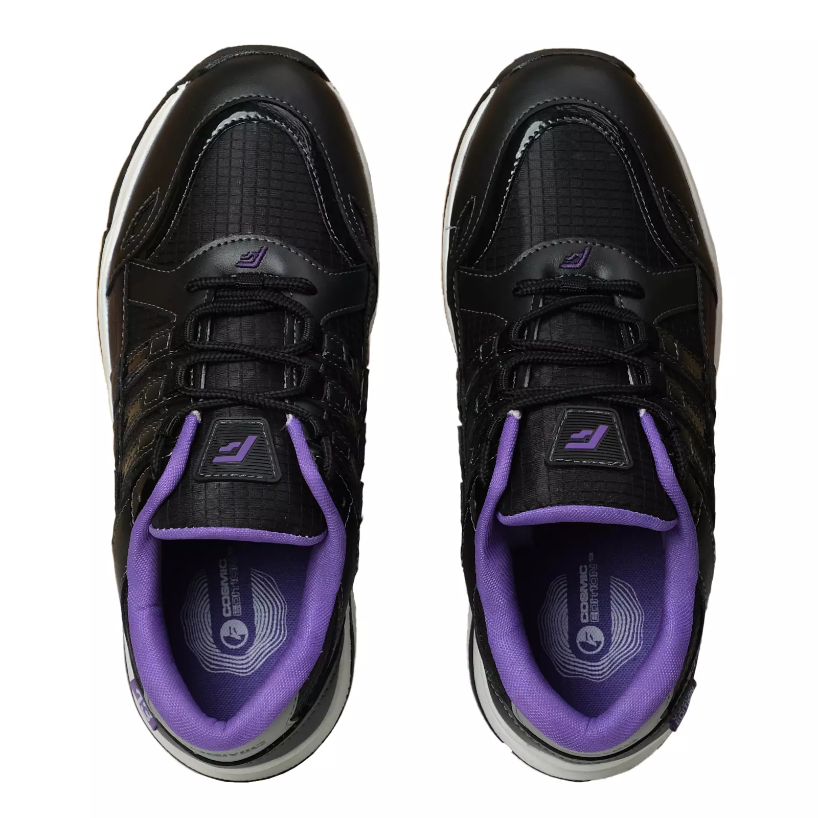 Footstep Footwear Sepatu Pria Sneakers Fusion Max 2000 Black Purple Original Shoes: