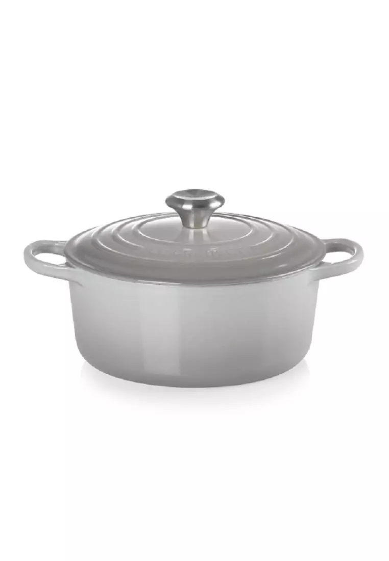 Le Creuset Le Creuset Signature Mist Grey Cast Iron 24cm Round