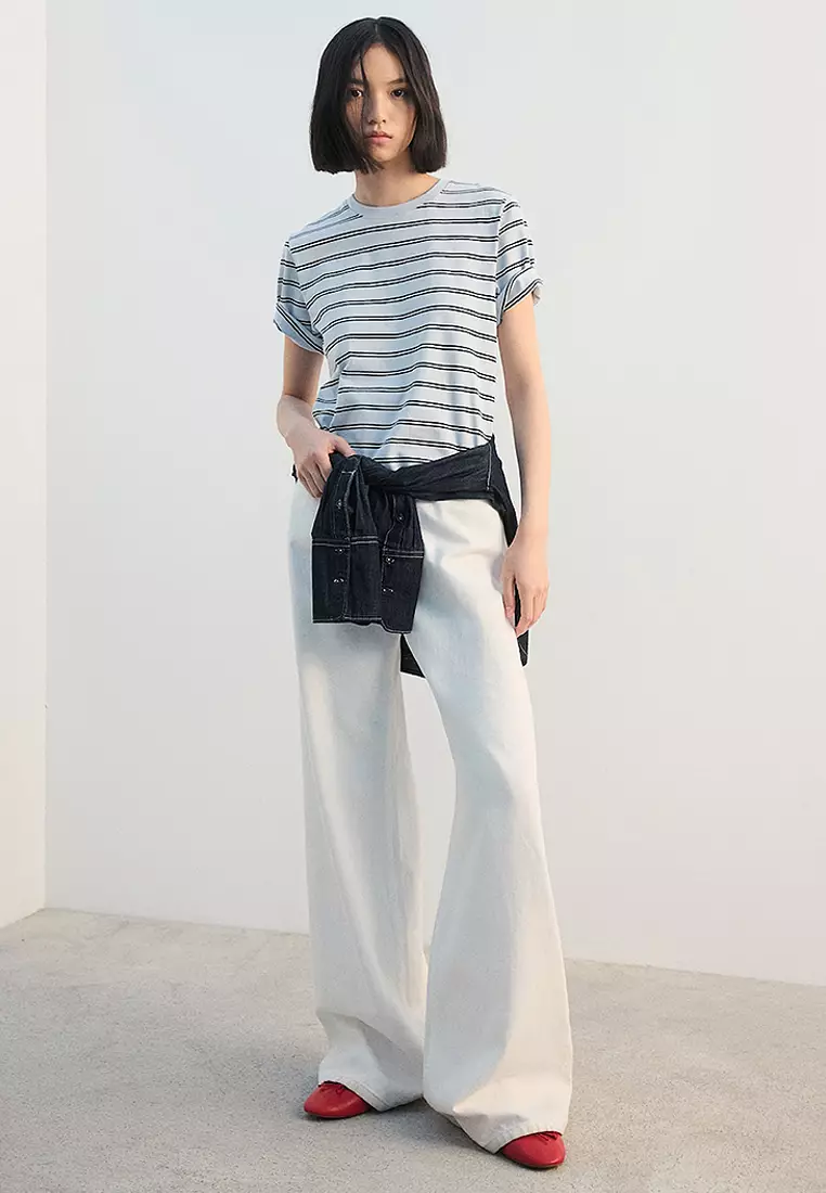 Striped Cotton T-Shirt