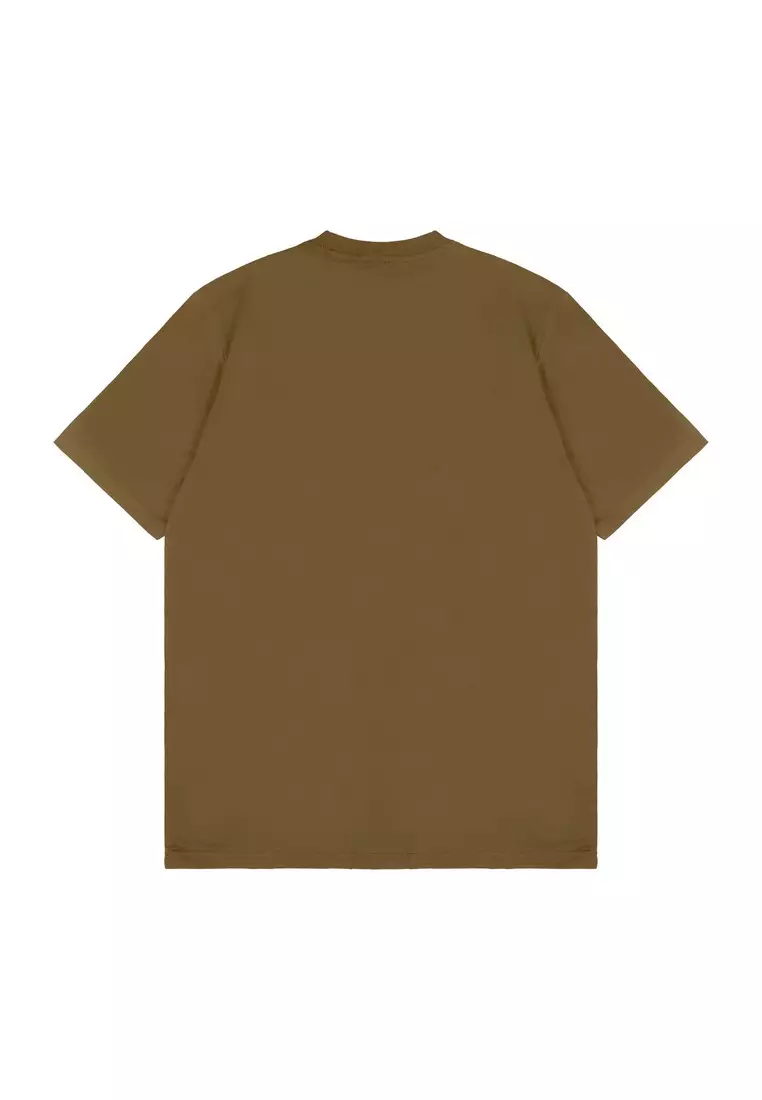 3Second Men's T-Shirt Short Sleeve Regular Fit Cotton Outlined C020426