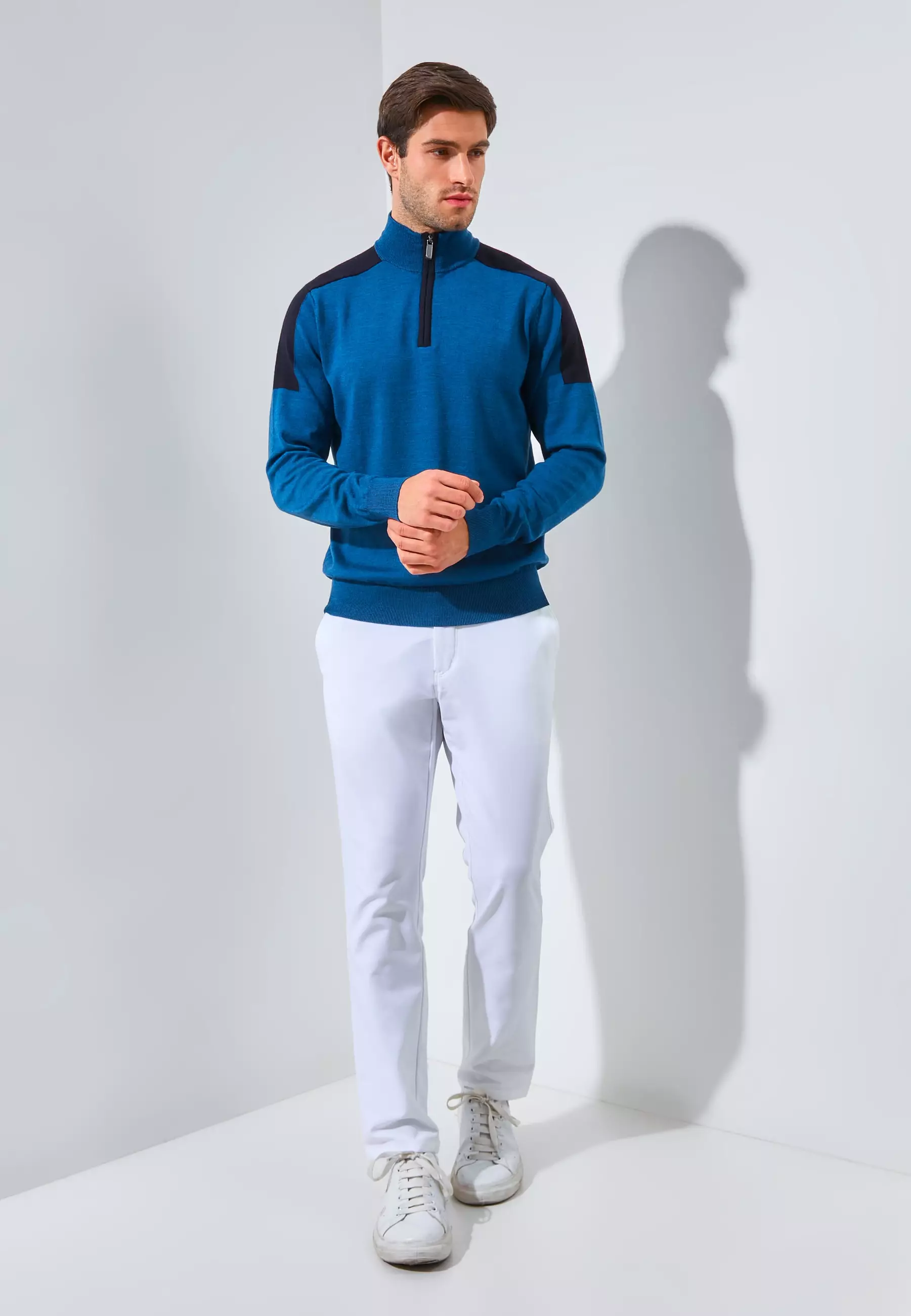 Jack Nicklaus Maxime Premium Sweater Regular Fit Pacific Blue