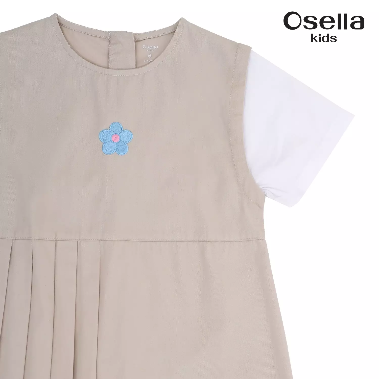 Osella Blossom Pleated Dress 2356500588 | Midi Dress Anak Perempuan