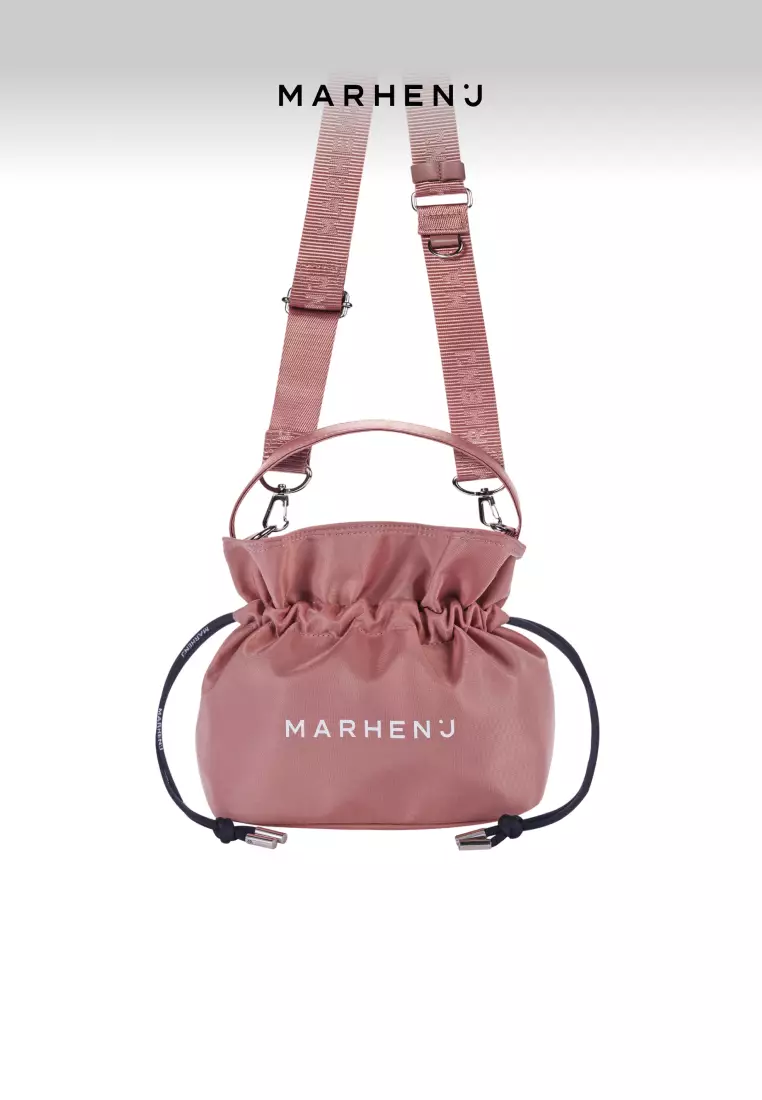 CHARRON + KONY SET Nylon Crossbody Bag Indi Pink