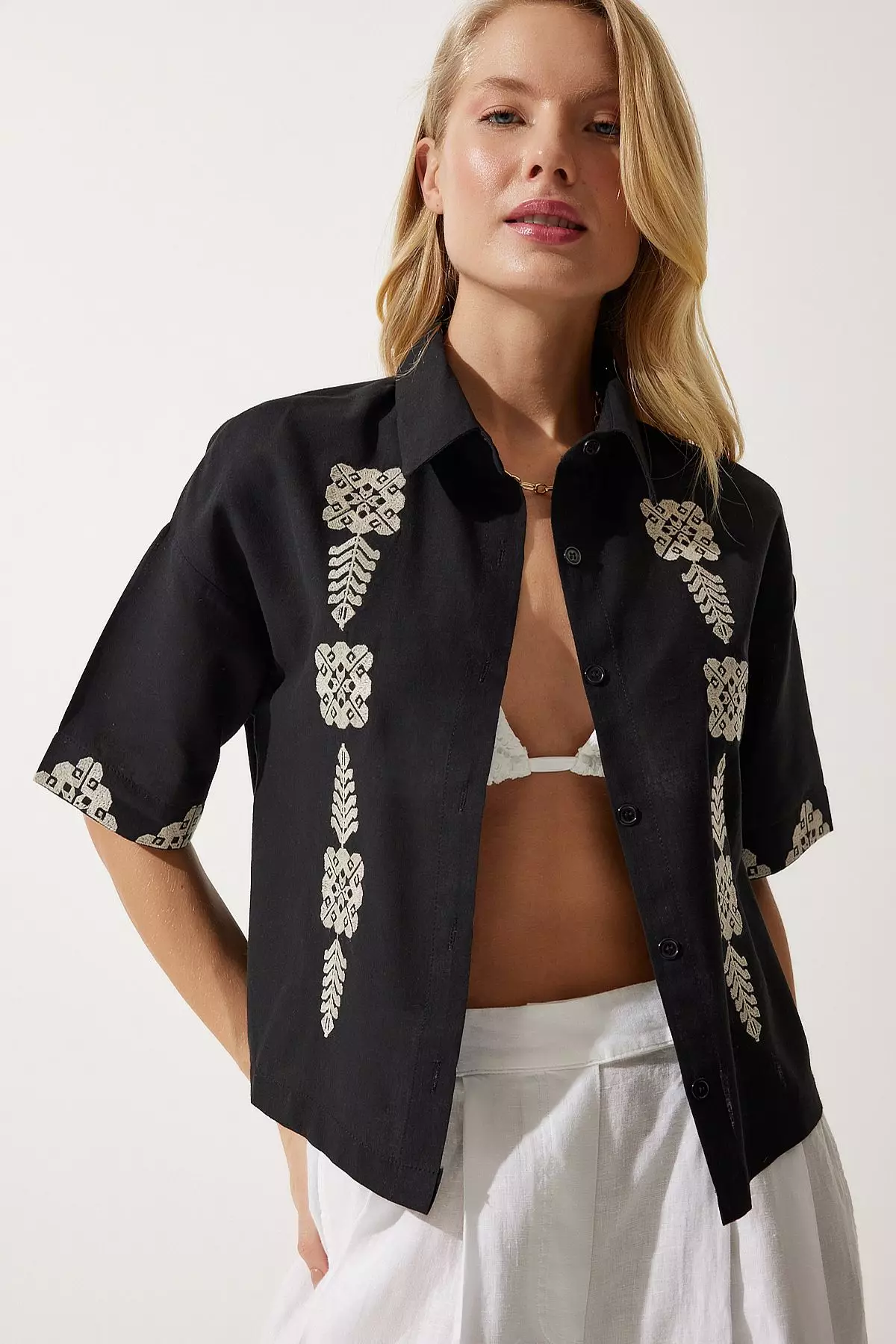 Happiness Istanbul Embroidered Shirt
