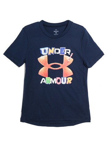 Under Armour navy Endorsed Short Sleeve T-Shirt 078D9KA12CCEB4GS_1
