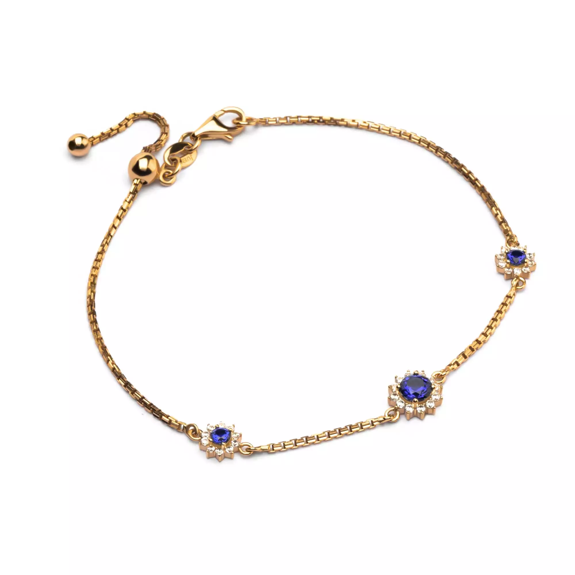 Gelang  Serut Emas 7k - Kyna Gold Bracelet - Moonveil Collection - Juene Jewelry
