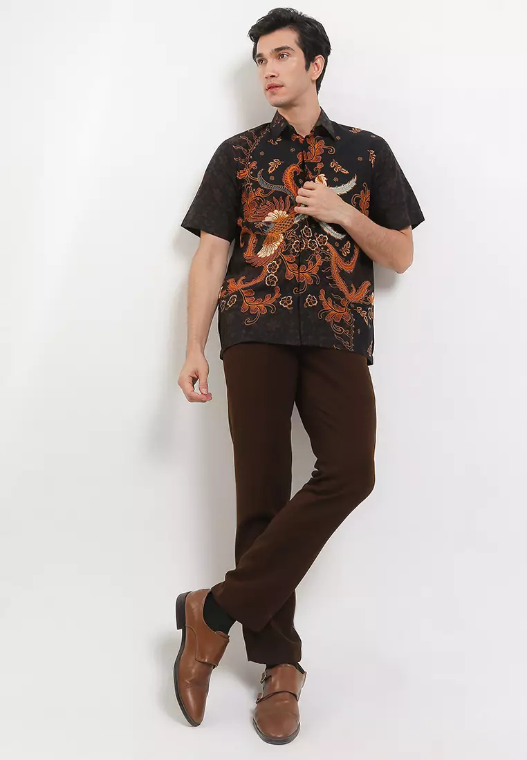 Keano Shirt Kemeja Batik Pria Pendek