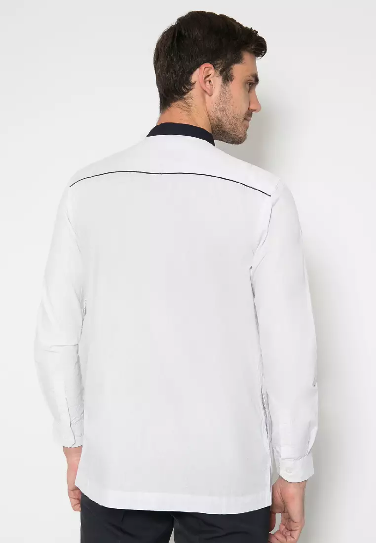Johnwin - Baju Koko - Kemeja Koko - Lengan Panjang - Slim Fit