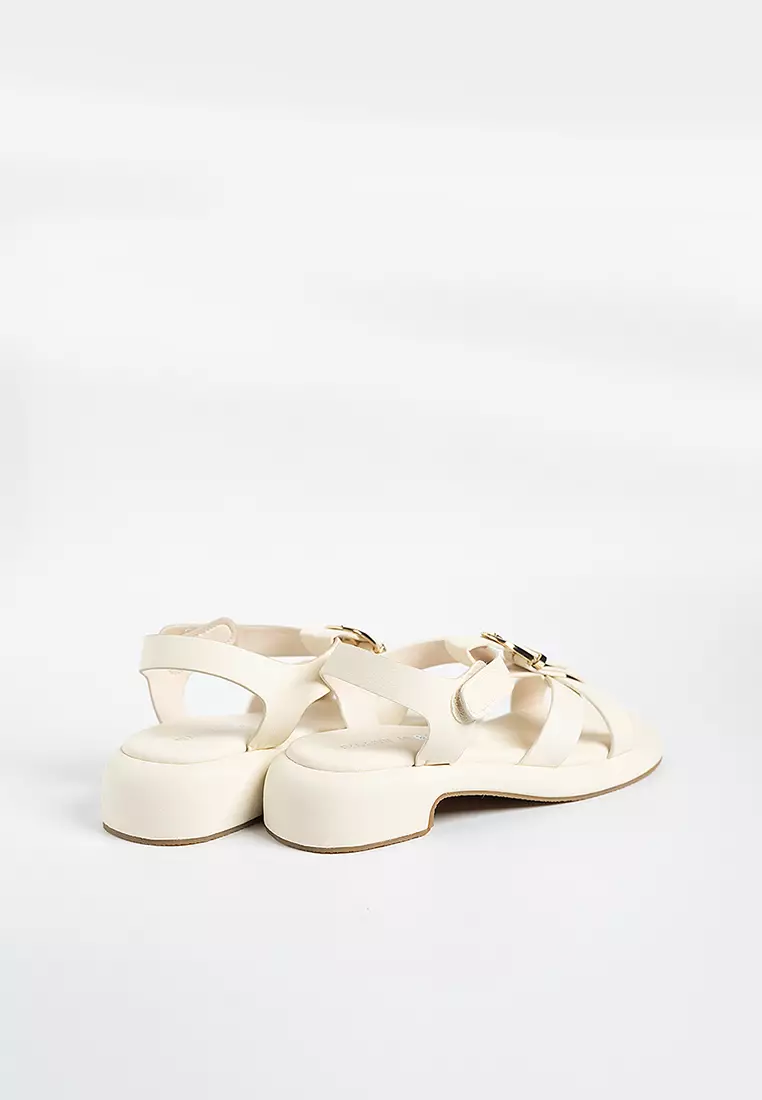 Bonnie Buckle Slingback Sandals