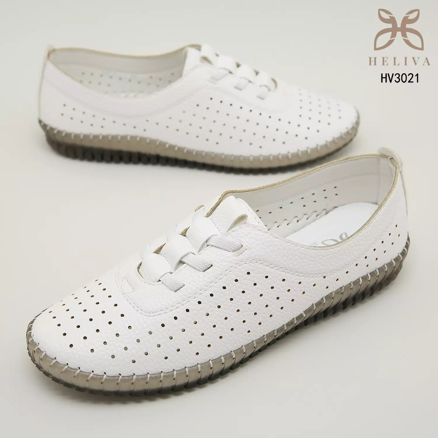 Heliva Agatha Loafer Slip On Lace Up Breathable