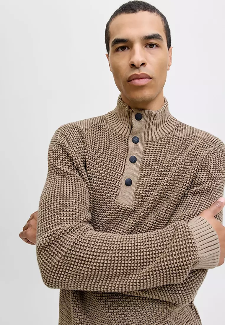 Knit High Neck Sweater