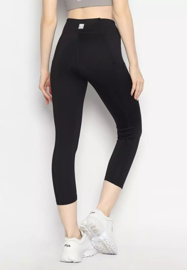 Fitwear - Legging Olahraga Wanita LAYLA ACTIVE POCKET 7/8 - Black