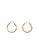 Mango gold Crystal Hoop Earrings 18636ACA7F30F7GS_1