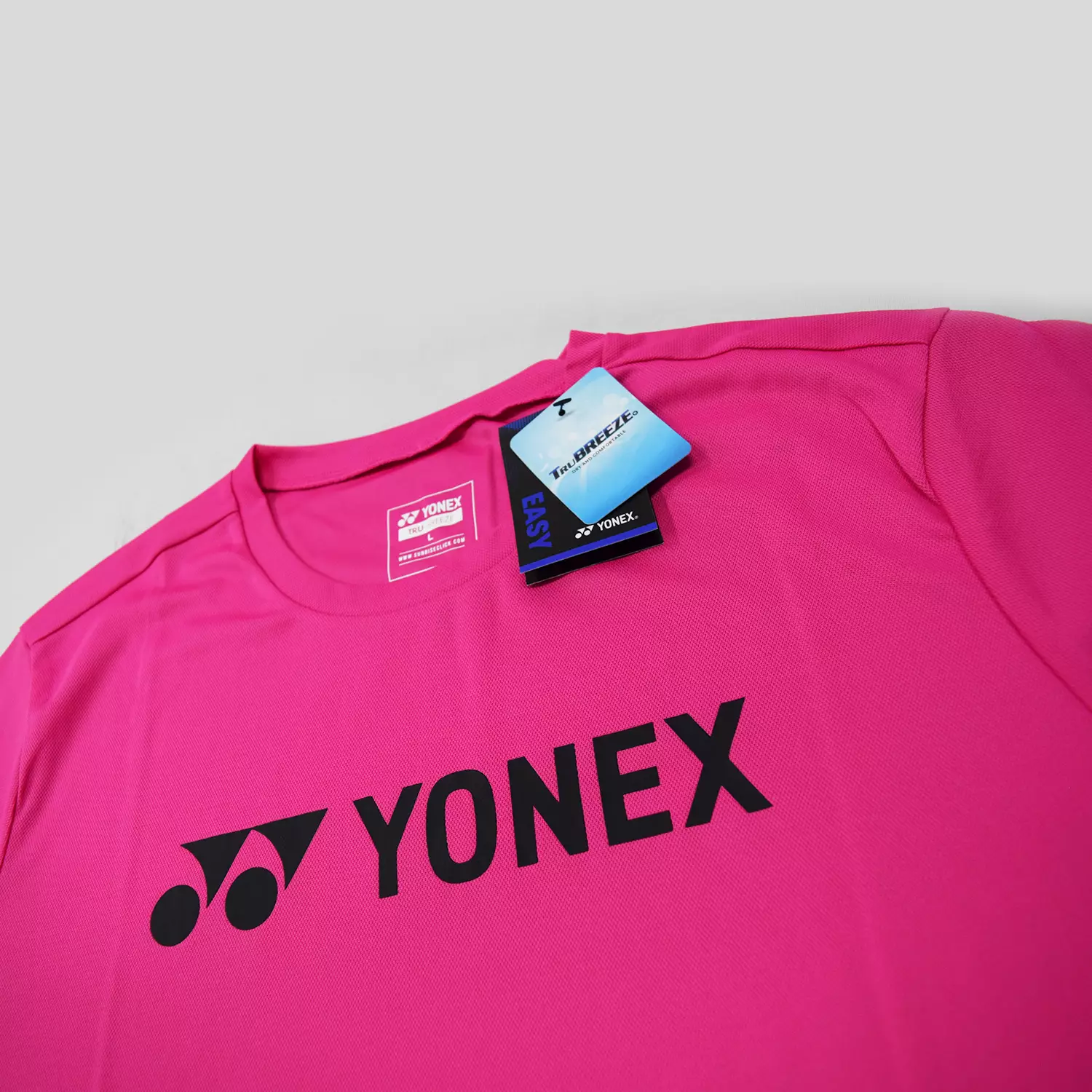 Baju Yonex RM-P064-2527-EASY23 Fuchsia Purple/Jet Black