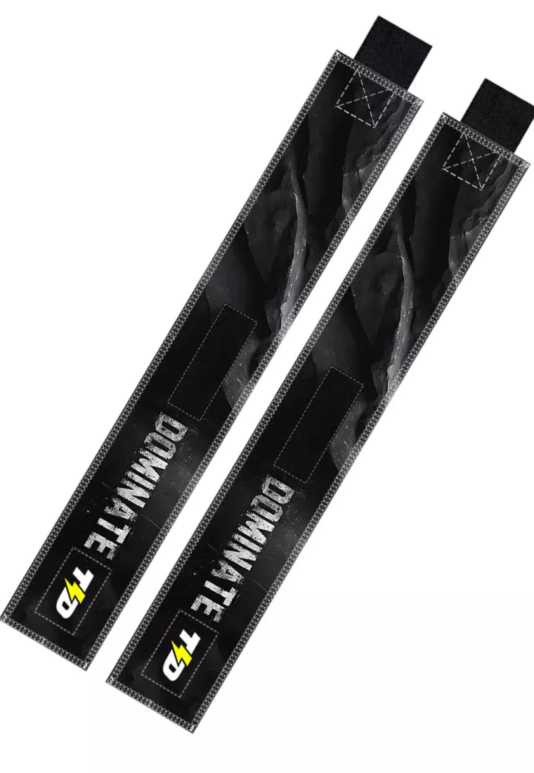 TB017 Wristband Wrist Wrap Support Gym Oly Lifting "dominate"