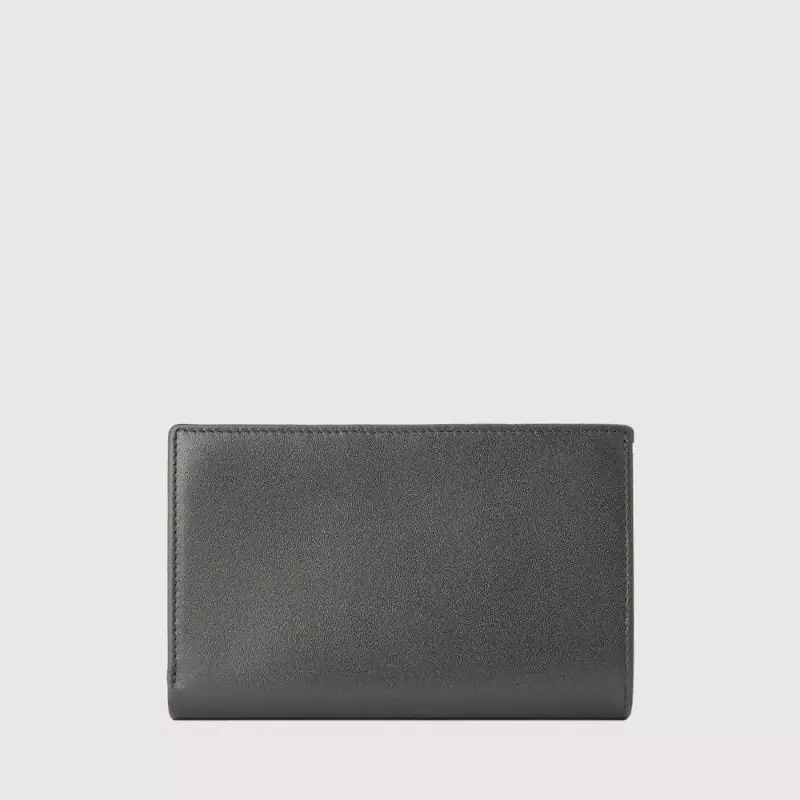 X 2 FOLD 3/4 WALLET WITH EXTERNAL COIN COMPARTMENT
