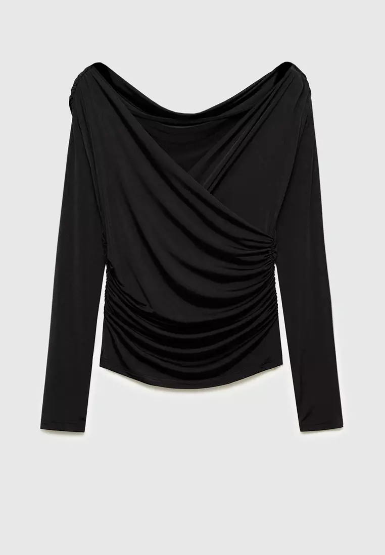 Crossover-Design T-Shirt