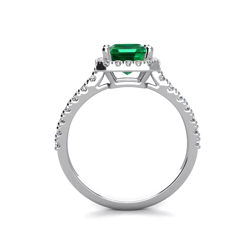 [ EMERALD COLLECTION ] Emerald Ring S295 - Cincin Emerald S925 by Her Jewellery