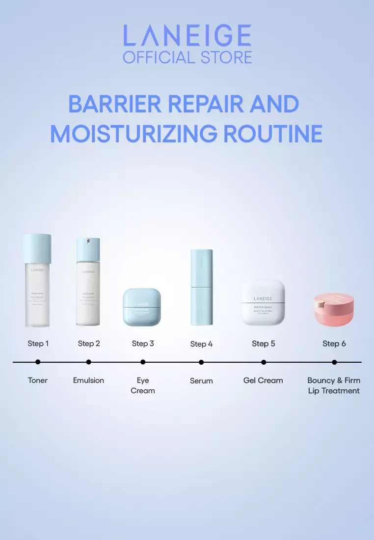 Laneige Water Bank Blue Hyaluronic Emulsion (Oily) 120ml -Intensive Hydrating Emulsion, for Combination-Oily Skin