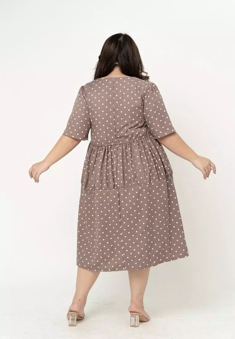 Plus Size Dress Bella Latte