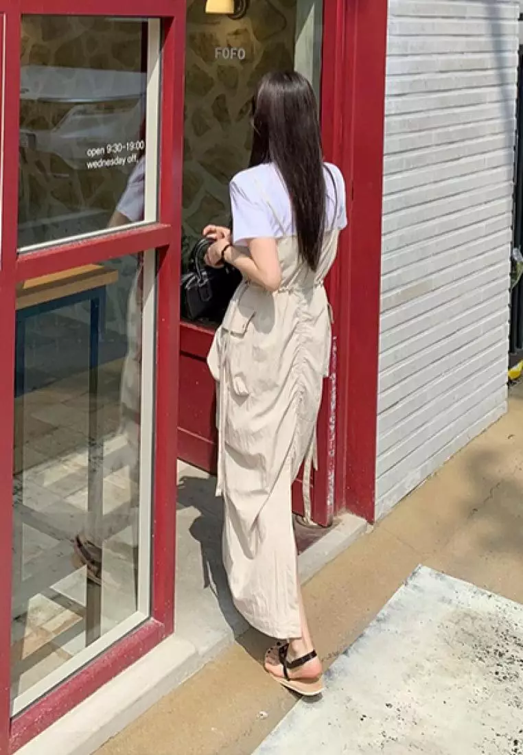 Japanese style simple suspender dress K061401BE