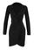 Trendyol black Shirt Collar Detailed Double Breasted Knitted Dress B990AAAAC93FAEGS_6