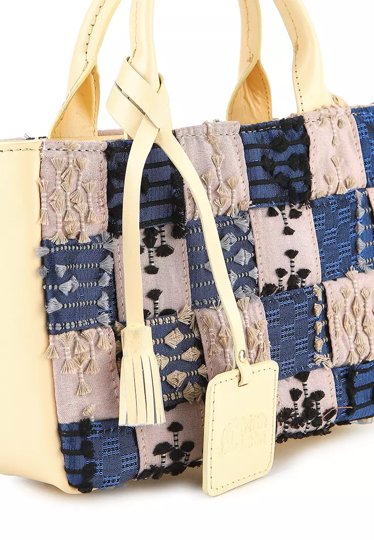 Anjani Handbag - Tas Anyaman Wanita Kulit Asli - Genuine Leather Bag Elegan & Premium